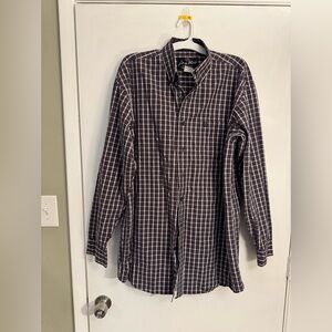 XLT xl tall Wrangler Black White Button Down Shirt George straight collection